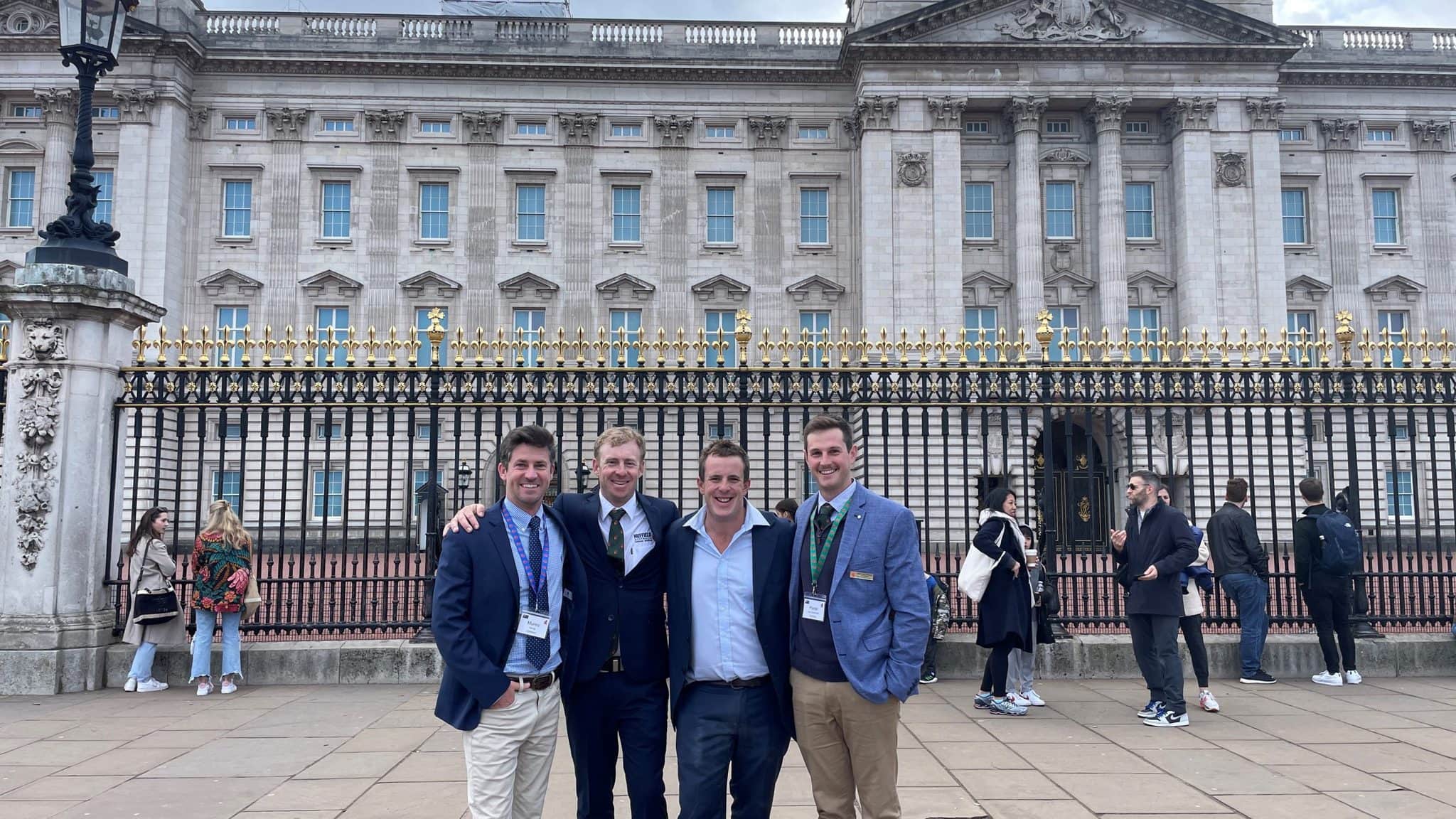 From left: 2022 Nuffield Scholars Munro Hardy and Jesse Moody, with 2021 Nuffield Scholars Andrew Rolfe and Pieter van Jaarsveld travelled as part of their Nuffield Australia Scholarships earlier this month.
