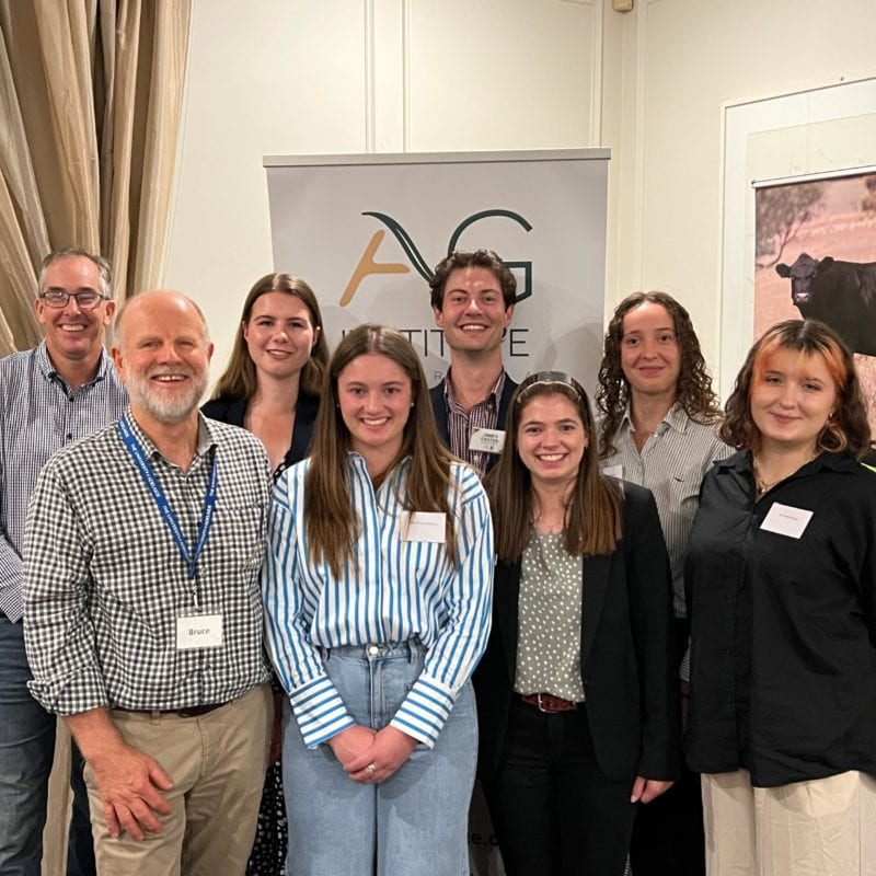 2023 Student Compendium Working Group at the successful launch on 30th March 2023,
(Back) Craig Davis, Emily Chambers, James Easter, Emma Knowles.
(Front) Bruce Hancock, Grace Moloney, Charlotte Poker, Aleah Bakota