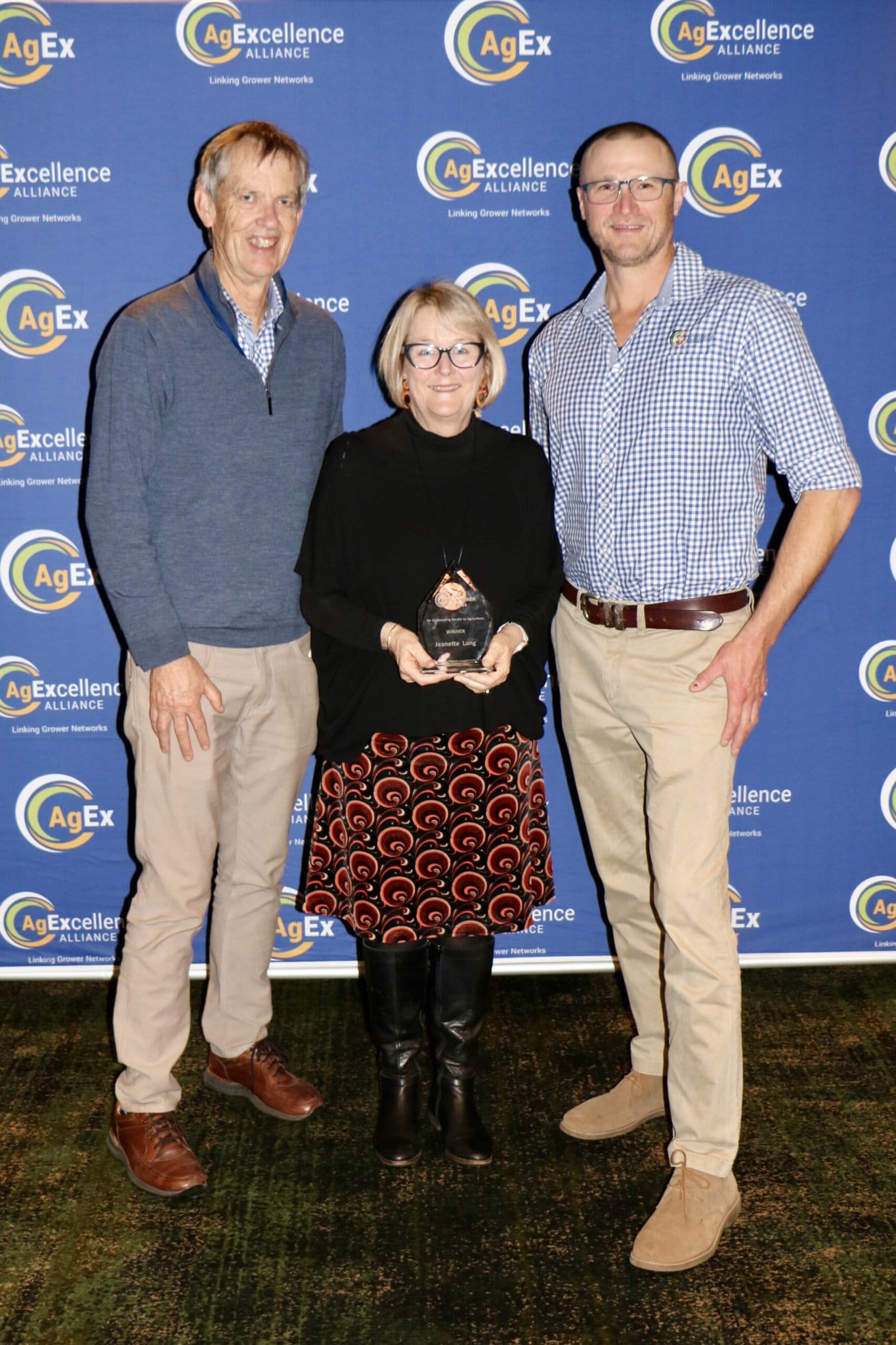 From left: Mark Stanley, Jeanette Long & Leet Wilksch
